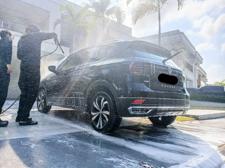 Funcionarios Uniformizados Bizlim Aplicando Shampoo Durante Lavagem Delivery