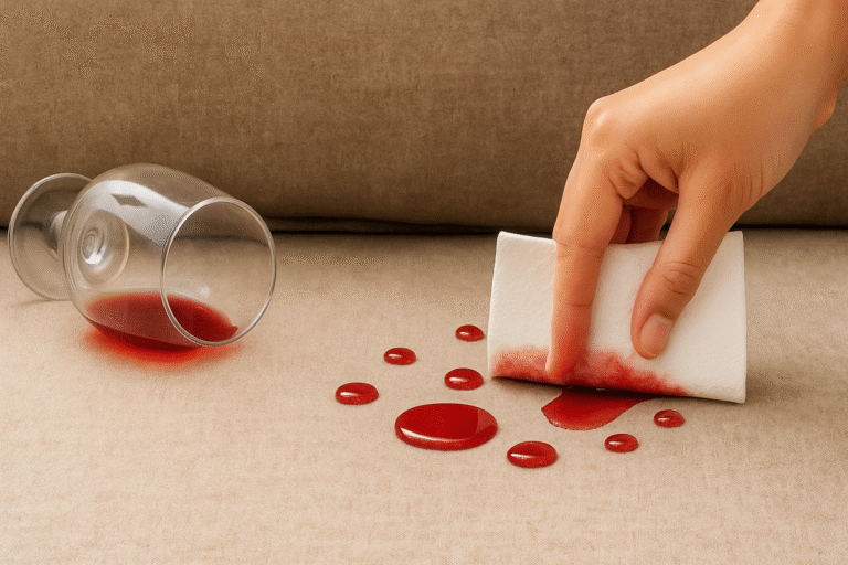 Impermeabilizacao De Sofa Com Vinho E Facil Limpeza