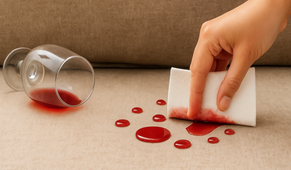 Impermeabilizacao De Sofa Com Vinho E Facil Limpeza