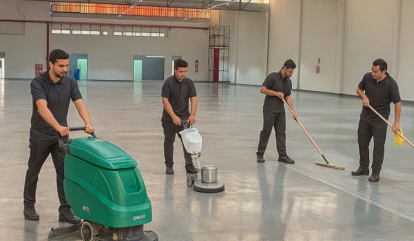 Limpeza De Galpao Com Equipe De Limpeza Industrial Bizlimp