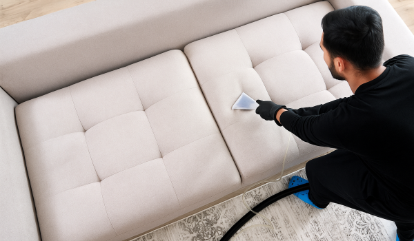 Limpeza Sofa Linho Claro Belem
